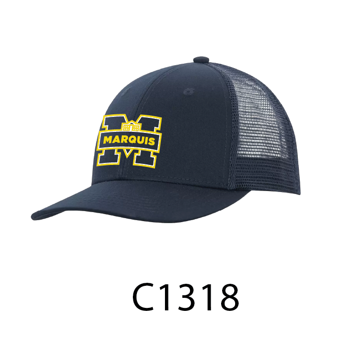 Casquette mèche brodée C1318